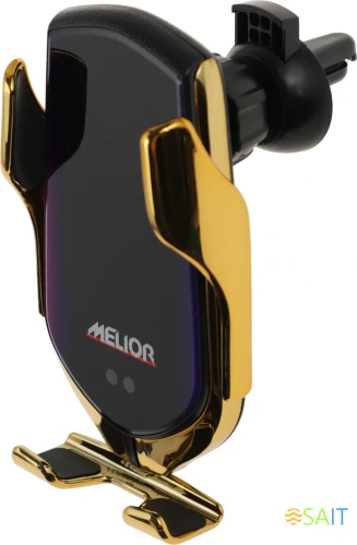 Держатель Wiiix CW-63V-G магнитный беспров.з/у. золотистый для смартфонов