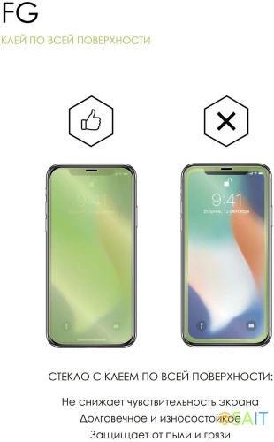 Защитное стекло для экрана LuxCase прозрачный для ZTE Blade L8/L9 прозрачная 1шт. (83244)