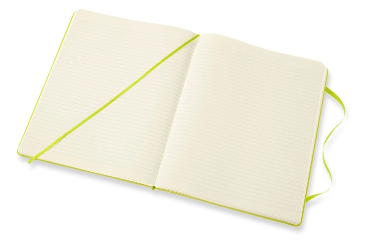 Блокнот Moleskine CLASSIC QP090C2 XLarge 190х250мм 192стр. линейка твердая обложка лайм