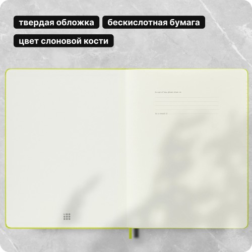 Блокнот Moleskine CLASSIC QP090C2 XLarge 190х250мм 192стр. линейка твердая обложка лайм
