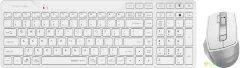 Клавиатура + мышь A4Tech Fstyler FB2800C Air2 White клав:белый/серый мышь:белый/серый USB беспроводная Bluetooth/Радио slim