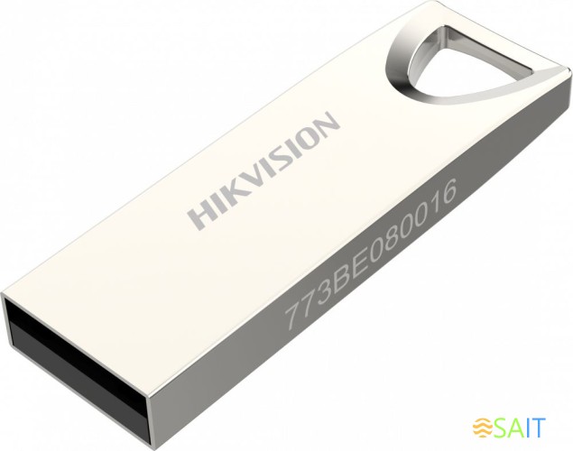 Флеш Диск Hikvision 64GB M200 HS-USB-M200/64G USB2.0 серебристый
