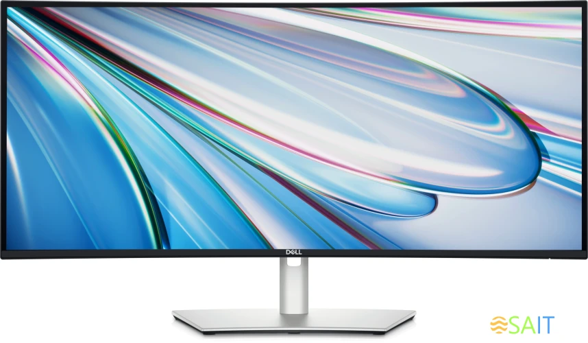 Монитор Dell 34" UltraSharp U3425WE серебристый IPS LED 21:9 HDMI M/M матовая HAS 300cd 178гр/178гр 3440x1440 120Hz DP 2K USB 11.44кг