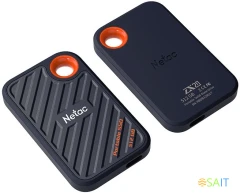 Накопитель SSD Netac USB-C 512Gb NT01ZX20-512G-32BL ZX20 2.5" синий