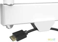 Кронштейн для телевизора Hama Fullmotion черный/белый 19"-48" макс.20кг настенный поворот и наклон