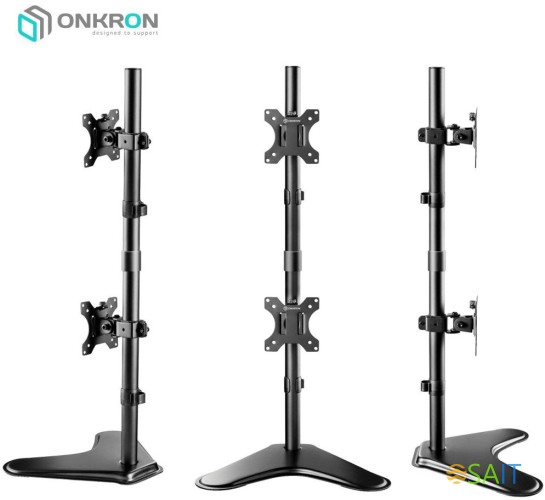 Кронштейн для мониторов Onkron D208FS черный 13"-32" макс.16кг настольный поворот и наклон