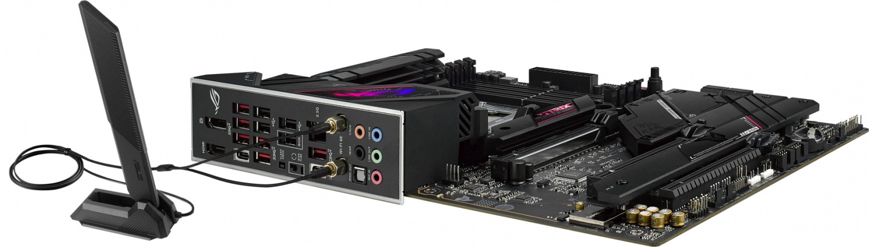 Материнская плата Asus ROG STRIX B650E-E GAMING WIFI SocketAM5 AMD B650 4xDDR5 ATX AC`97 8ch(7.1) 2.5Gg RAID+HDMI+DP