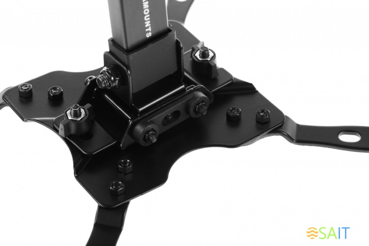 Кронштейн для телевизора Ultramounts UM866B черный 15"-42" макс.20кг настенный поворот и наклон