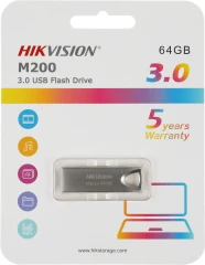 Флеш Диск Hikvision 64GB M200 HS-USB-M200/64G/U3 USB3.0 серебристый