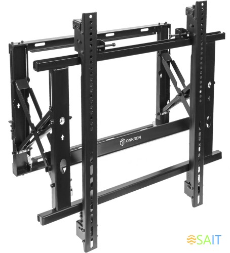 Кронштейн для телевизора Onkron PRO7G черный 50"-70" макс.50кг настенный наклонно-выдвижной