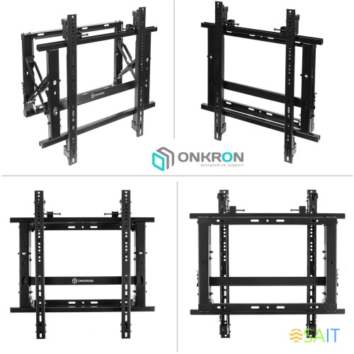 Кронштейн для телевизора Onkron PRO7G черный 50"-70" макс.50кг настенный наклонно-выдвижной