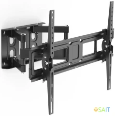 Кронштейн для телевизора Hama 00220831 черный 32&quot;-84&quot; макс.50кг настенный поворотно-выдвижной и наклонный