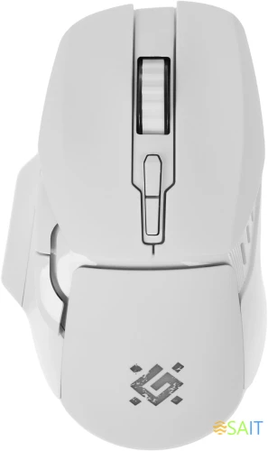 Мышь Defender Stix GM-009 белый оптическая 3200dpi беспров. USB-C 6but (52009)