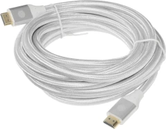 Кабель аудио-видео Cactus CS-HDMI.2.1-5 HDMI (m)/HDMI (m) 5м. позолоч.конт. серебристый