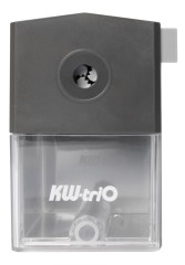 Точилка для карандашей механическая Kw-Trio 305Agr 1 отверстие пластик серый