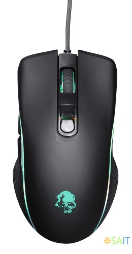 Мышь Оклик 708G MYSTERY черный оптическая 3200dpi USB 7but (1196437)