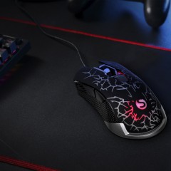 Мышь SunWind SW-M705G черный оптическая 3600dpi USB для ноутбука 6but (1422391)