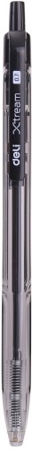 Набор ручек шариков. автоматическая Deli X-tream (EQ02120-P) черн d=0.7мм черн. черн. кор.карт. (12шт) сменный стержень