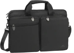 Сумка для ноутбука 16" Riva 8530 черный полиэстер (8530 BLACK)