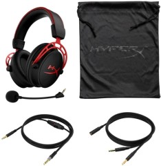 Наушники с микрофоном HyperX Cloud Alpha красный/черный 1.3м мониторные оголовье (4P5L1AB#UUF)