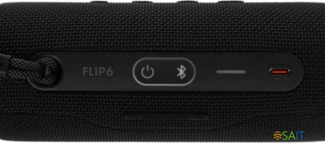 Колонка порт. JBL Flip 6 черный 30W 1.0 BT 10м 4800mAh (JBLFLIP6BLK)
