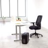 Шредер Fellowes PowerShred LX65 черный (секр.P-4) фрагменты 10лист. 22лтр. скрепки скобы пл.карты