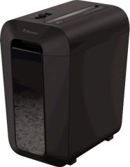 Шредер Fellowes PowerShred LX65 черный (секр.P-4) фрагменты 10лист. 22лтр. скрепки скобы пл.карты