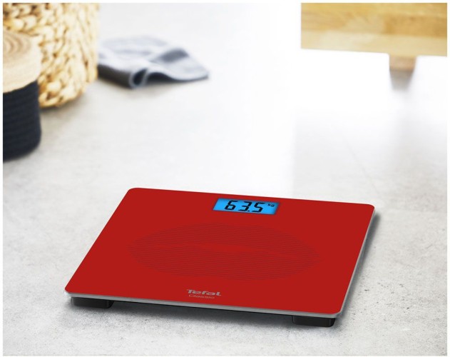 Весы напольные электронные Tefal PP1538V0 макс.160кг красный
