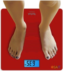 Весы напольные электронные Tefal PP1538V0 макс.160кг красный