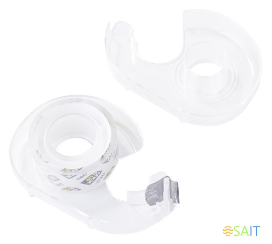 Клейкая лента канцелярская Deli EA30211 кристально-прозрачная шир.18мм дл.7.62м блистер (упак.:1шт)