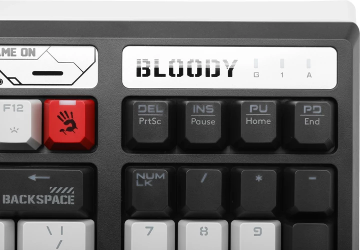 Клавиатура A4Tech Bloody B950 механическая серый/черный USB for gamer LED (B950)