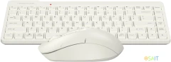 Клавиатура + мышь A4Tech Fstyler FG2200 Air2 клав:бежевый мышь:бежевый USB беспроводная slim (FG2200 AIR2 BEIGE)