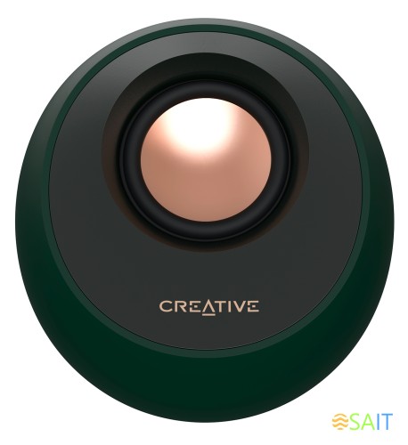 Колонки Creative Pebble Pro 2.0 черный/темно-зеленый 10Вт BT портативные
