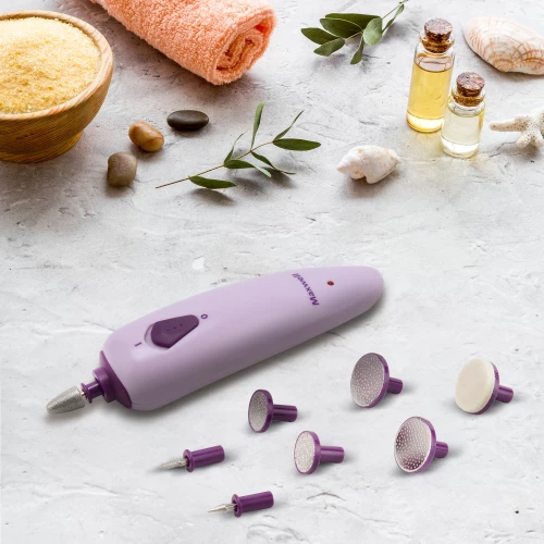 Маникюрный набор Maxwell MW-2601 насадок в компл.:8шт (подсветка) розовый