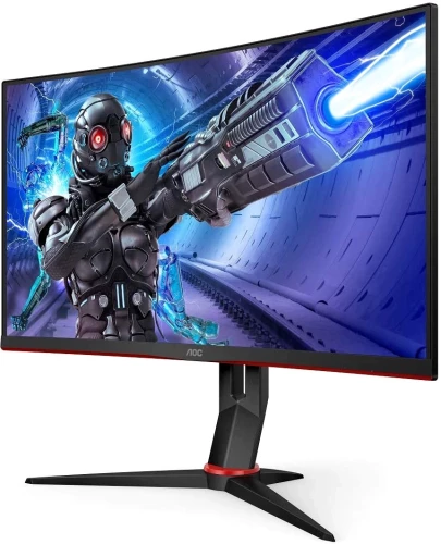 Монитор AOC 27" Gaming C27G2ZE черный/красный VA LED 0.5ms 16:9 HDMI матовая 300cd 178гр/178гр 1920x1080 240Hz FreeSync Premium DP FHD 5.5кг
