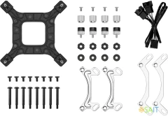 Система водяного охлаждения Deepcool LE240 V2 ARGB Soc-AM5/AM4/1200/1700/1851 черный 4-pin 28.2-31.6dB Al 220W 1359gr Ret (R-LE240-BKAMMC-G-2)