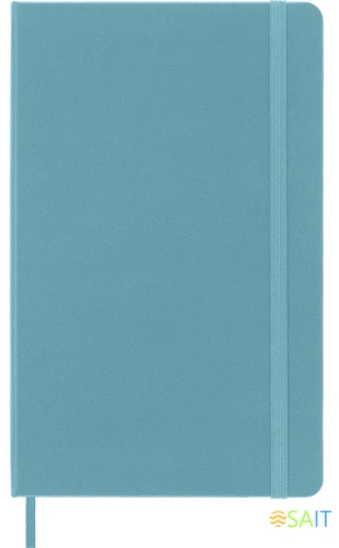 Блокнот Moleskine CLASSIC QP062B35 Large 130х210мм 240стр. нелинованный твердая обложка голубой