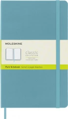 Блокнот Moleskine CLASSIC QP062B35 Large 130х210мм 240стр. нелинованный твердая обложка голубой