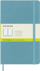 Блокнот Moleskine CLASSIC QP062B35 Large 130х210мм 240стр. нелинованный твердая обложка голубой