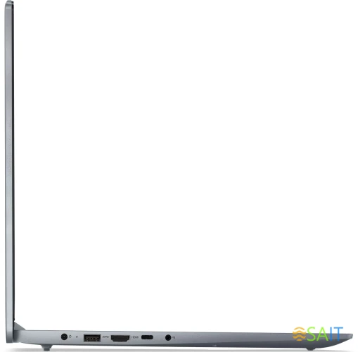 Ноутбук Lenovo IdeaPad Slim 3 16IAH8 Core i5 12450H 8Gb SSD512Gb Intel UHD Graphics 16" IPS WUXGA (1920x1200) noOS grey WiFi BT Cam (83ES002XRK)