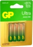 Батарея GP Ultra Alkaline 24AUA21-2CRSBC4 AAA (4шт) блистер
