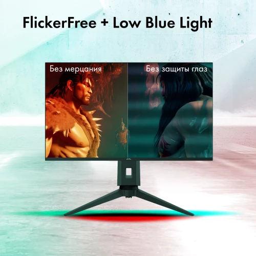 Монитор GMNG 27" Gaming GM-27F11 черный VA LED 5ms 16:9 HDMI M/M матовая HAS Piv 1000000:1 300cd 178гр/178гр 2560x1440 165Hz G-Sync DP 2K 6.63кг