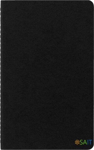 Блокнот Moleskine CAHIER JOURNAL QP316 Large 130х210мм обложка картон 80стр. линейка черный (3шт)