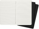 Блокнот Moleskine CAHIER JOURNAL QP316 Large 130х210мм обложка картон 80стр. линейка черный (3шт)