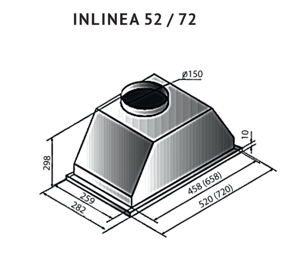Вытяжка встраиваемая Kuppersberg Kuppersberg INLINEA 52 Inox