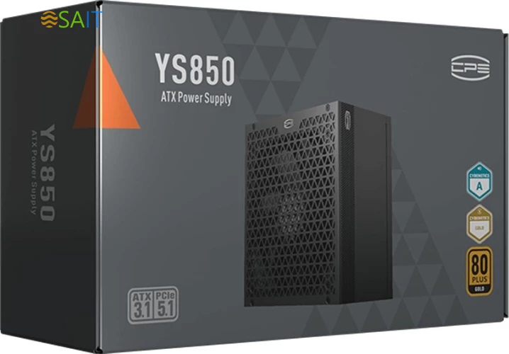 Блок питания PcCooler ATX 850W P5-YS850-G1F Gen.5 80+ gold (20+4pin) APFC 135mm fan 12xSATA Cab Manag RTL