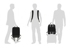 Рюкзак Moleskine CLASSIC (ET86UBKB20) 32x42x11см эко-кожа синий сапфир