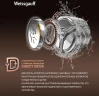 Стиральная машина Weissgauff WMD 58411 Direct Drive Inverter Premium Steam Stee загр.фронтальная макс.:11кг (с сушкой) нержавеющая сталь