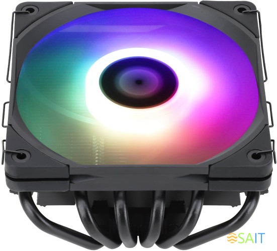Устройство охлаждения(кулер) Thermalright AXP120-X67 Black ARGB Soc-AM5/AM4/1151/1200/2066/2011/1700 4-pin 26.1dB Al+Cu 490gr Ret (AXP120-X67-BL-ARGB)