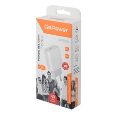 Сетевое З/У GoPower GPPD06 Type-C 20W PD3.0 белый GoPower GPPD06 Type-C 20W PD3.0 белый